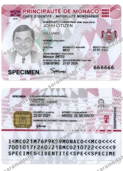 MONACO ID card